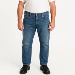 Levi's 501 CT Medium Wash Button Fly Tapered Leg Denim Jeans Mens 38x28.5 NWT